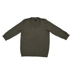 Banana Republic olive‎ green Winter Blend Wool Cashmere blend Sweater X small